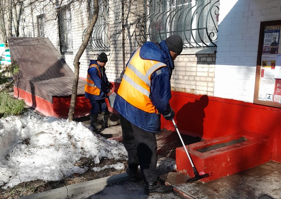 Промывку цоколей и фасадов многоквартирных жилых домов осуществили в поселении «Мосрентген»